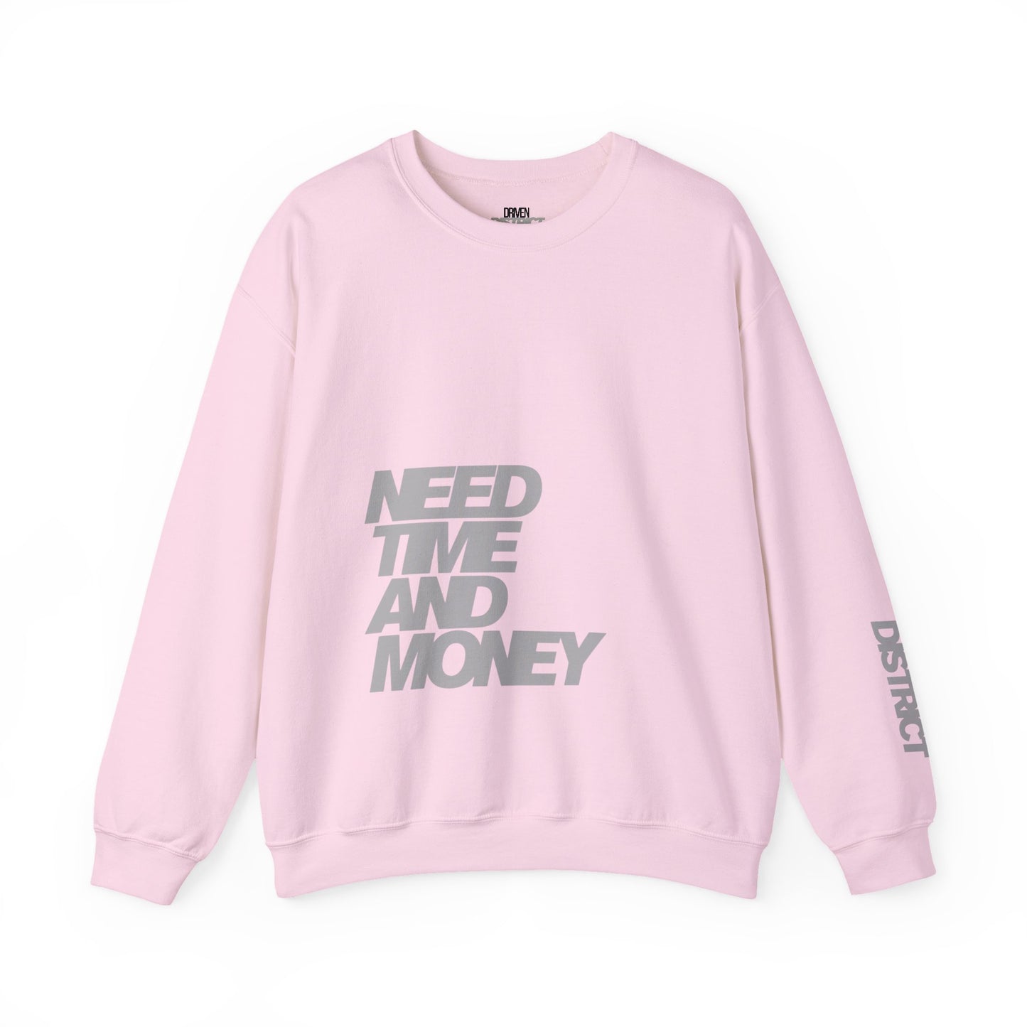 Driven District Motivational Crewneck Sweatshirt - Driven and Ready to Chase Your Dreams